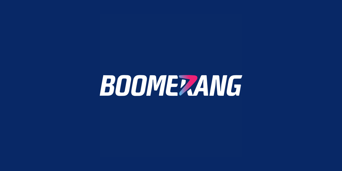 Screenshot der Webseite Boomerang Bet Casino mit verschiedenen Spielen auf der Startseite