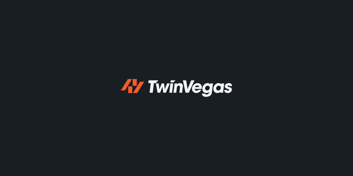 Twin Vegas casino website interface showing game lobby and promotions