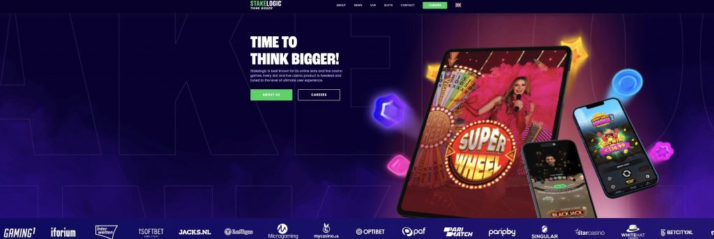stakelogic homepage