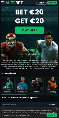 Alfobet Casino mobile screenshot