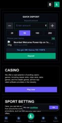 BeonBet Casino mobile screenshot