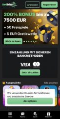 BetBlast mobile screenshot