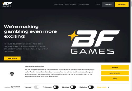 BF Games desktop screenshot