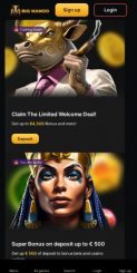 BigMamoo Casino mobile screenshot