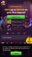 Bizzo Casino mobile screenshot
