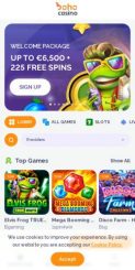 Boho Casino mobile screenshot