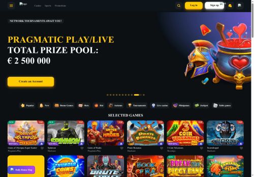 Casabet Casino desktop screenshot