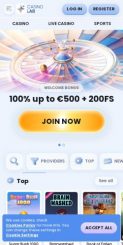 CasinoLab mobile screenshot