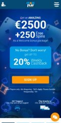 CrazePlay Casino mobile screenshot