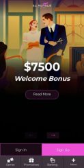 El Royale Casino mobile screenshot