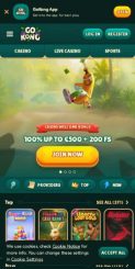 GOKong Casino mobile screenshot