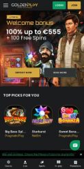Goldenplay Casino mobile screenshot
