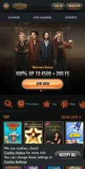 Gransino Casino mobile screenshot
