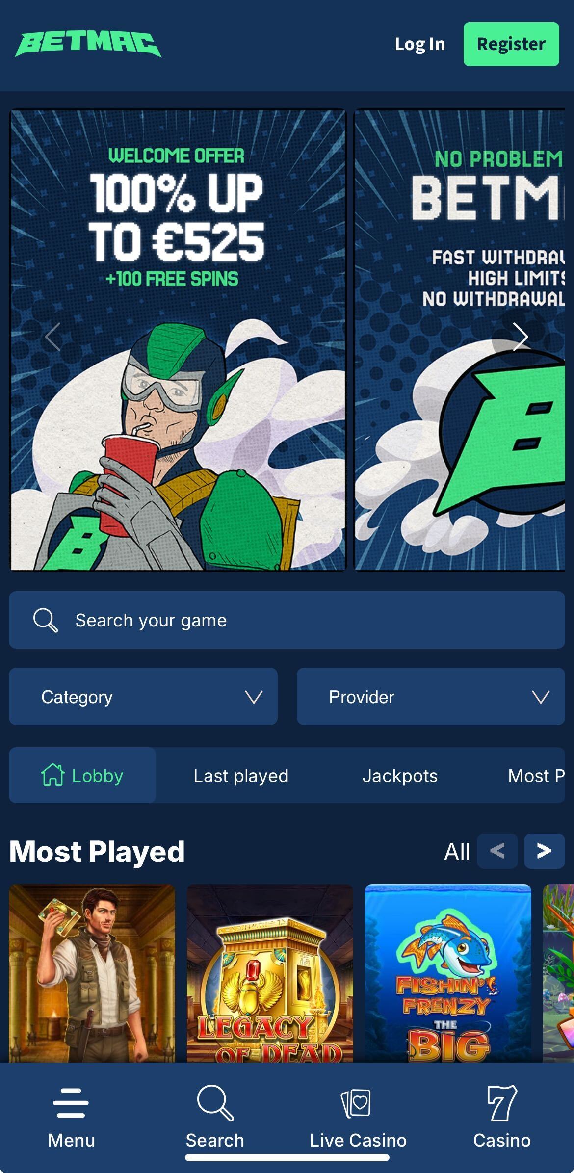 betmac casino