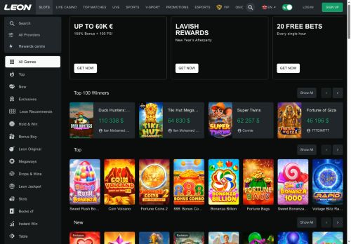 Leon Casino Review 2026 | Get a Sports Welcome Bonus