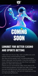 LunuBet Casino mobile screenshot