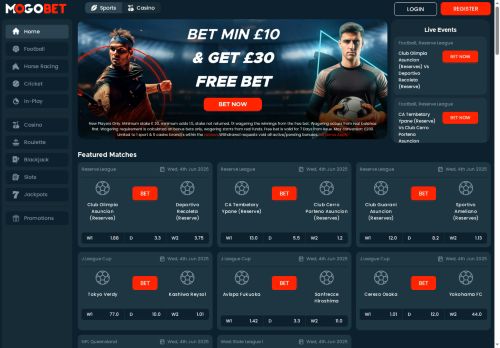 MogoBet Casino desktop screenshot