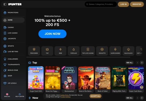 MrPunter Casino desktop screenshot