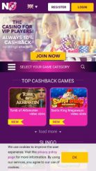 No Bonus Casino mobile screenshot