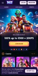 NovaJackpot Casino mobile screenshot
