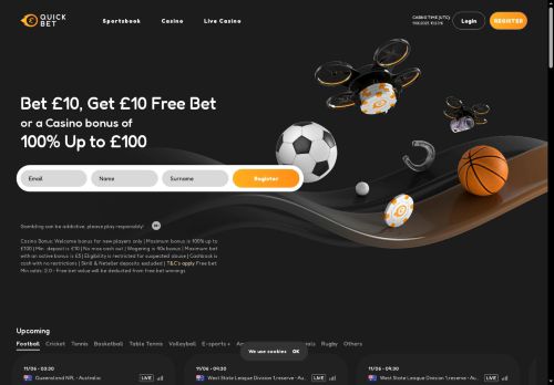 QuickBet Casino desktop screenshot