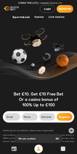 QuickBet Casino mobile screenshot