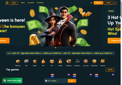 RichVille Casino desktop screenshot