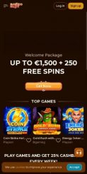 Rodeoslot Casino mobile screenshot