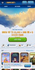 RomiBet Casino mobile screenshot