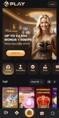SevenPlay Casino mobile screenshot