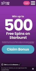 Slots52 mobile screenshot