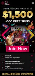 slotsandcasino screenshot HP mobile