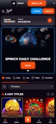 spinch screenshot HP mobile