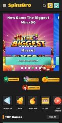 SpinsBro Casino mobile screenshot