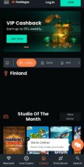 TwinVegas Casino mobile screenshot
