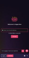 VegasNow Casino mobile screenshot