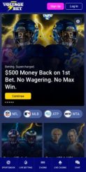 Voltagebet Casino mobile screenshot