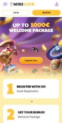 WikiLuck Casino mobile screenshot