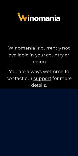 Winomania Casino mobile screenshot